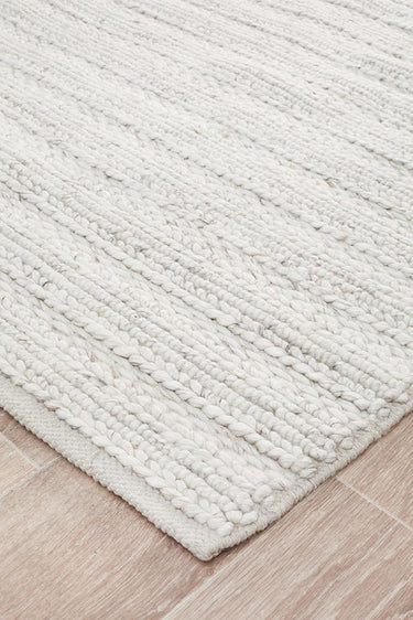 Eva Scandi Ivory Hand Woven Rug